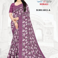 Stylish Printed Saree with Blouse Piece for Traditional Celebrations  | GLC-NIRALI