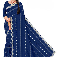 Dyed Matching Saree Manufacturer with Blouse Piece for Premium Ethnic and Traditional Wear | SRS-SHYAM SUNDARI