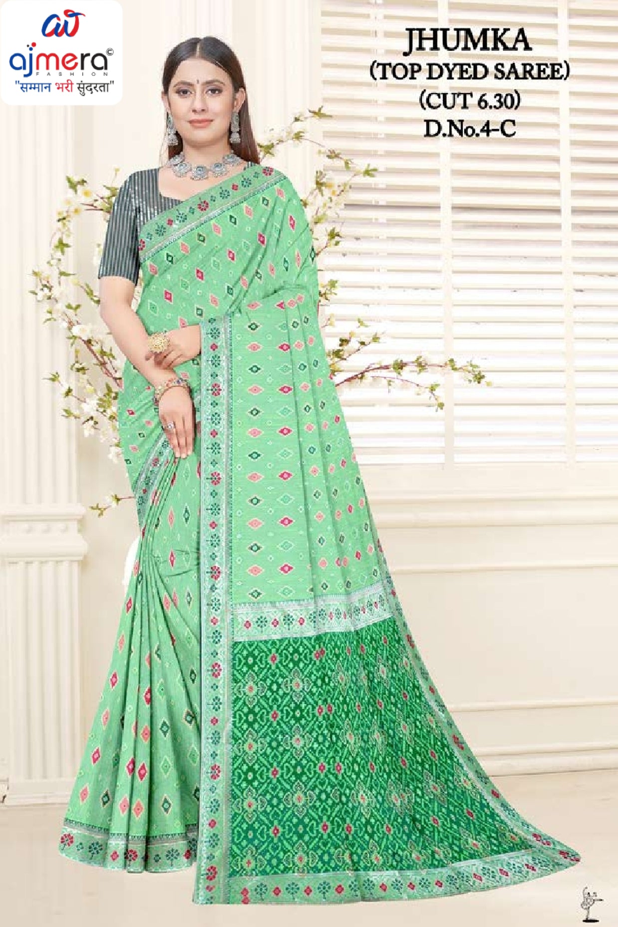 B2B Saree Supplier without Blouse for Premium Ethnic and Traditional Wear | RT-JHUMKA