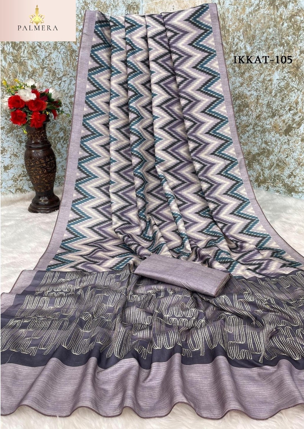 Palmera Saree Wholesaler and Palmera Saree Supplier | ALL-IKKAT VOL-01